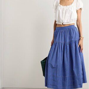 Doen Sebastiane Skirt in Cassis Check like new